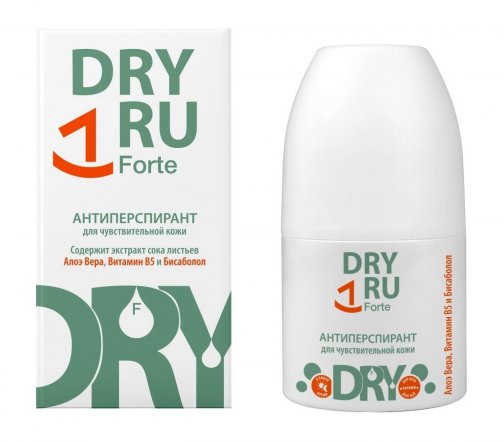 Dry Ru Forte (Ру Форте) Антиперспирант-ролик для чувствительной кожи 50мл
