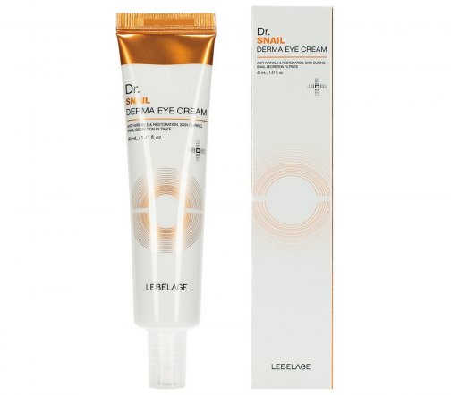 Lebelage Dr.Snail Derma Крем восстанавливающий для кожи вокруг глаз с муцином улитки 40мл