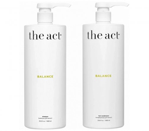 The Act Balance Набор Шампунь для волос 10000мл+Кондиционер для волос 1000мл