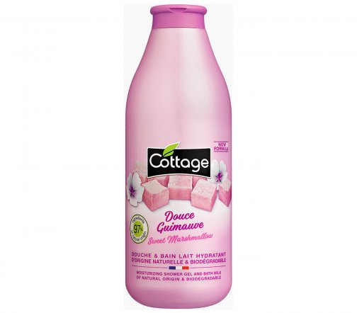 Cottage Moisturizing Гель для душа и пена для ванны 2в1 Зефир 750мл