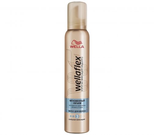 Wella Мусс для волос Мгновенный объем Сильная фиксация 200мл