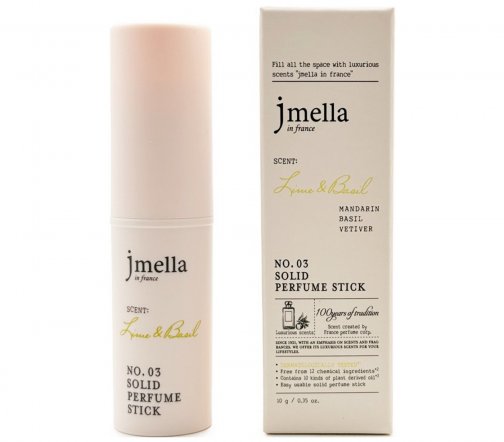 JMella in France Стик твердый парфюмированный Lime&Basil  10гр