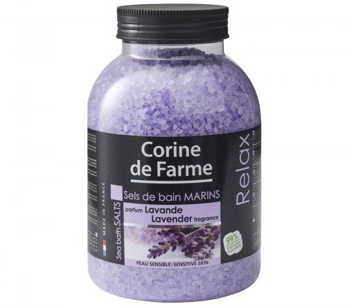 Corine de Farme Соль для ванны Лаванда 1,3кг