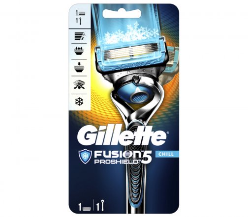 Gillette Men Fusion5 ProShield Chill Станок бритвенный с 1 сменной кассетой