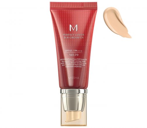 Missha Perfect Cover Тональный BB-крем Идеальное покрытие SPF42 50мл 19 Цвет слоновой кости