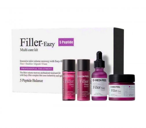 Medi-Peel Eazy Filler Набор с эффектом филлера Тонер 30мл+Эмульсия 30мл+Ампула 30мл+Крем 50мл