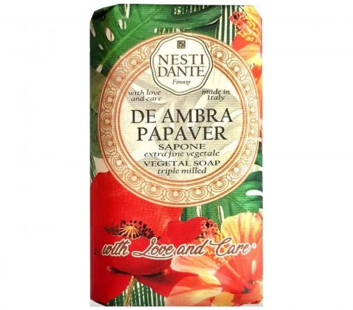 Nesti Dante With Love and Care Мыло Янтарный Мак 250гр
