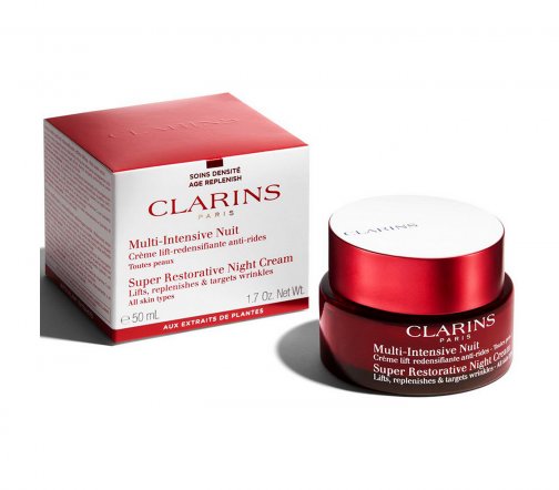 Clarins Multi-Intensive Крем ночной восстанавливающий с эффектом лифтинга для любого типа кожи 50мл