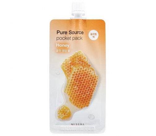 Missa Pure Source Pocket pack Маска кремовая ночная с экстрактом меда