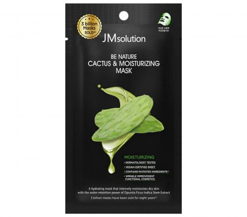 JMSolution Маска тканевая увлажняющая для лица Кактус 24мл