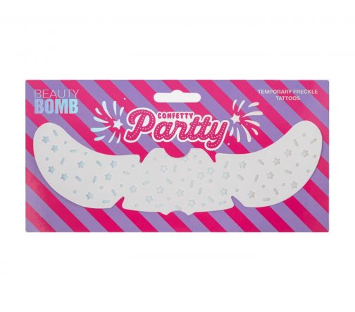 Beauty Bomb Тату переводные Веснушки Confetty Partty (Вечеринка конфетти)