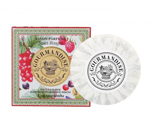 Gourmandise Мыло натуральное парфюмированное Красные ягоды 100гр