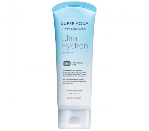 Missha Super Aqua Ultra Hyalron Гель-скатка для лица с гиалуроновой кислотой 100мл