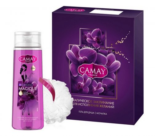 Camay Набор Magique Гель для душа Magique 250мл+Мочалка