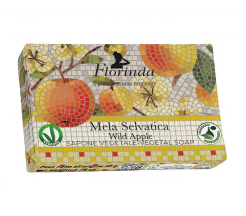 Florinda Итальянская мозаика Мыло Дикое яблоко 50гр