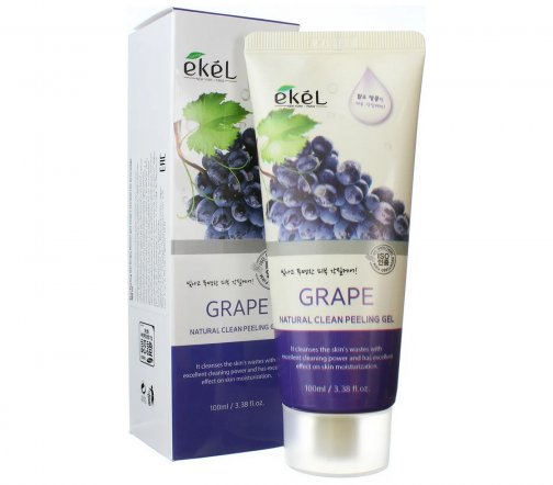 Ekel Пилинг-скатка для лица Виноград Natural Clean Grape 100мл