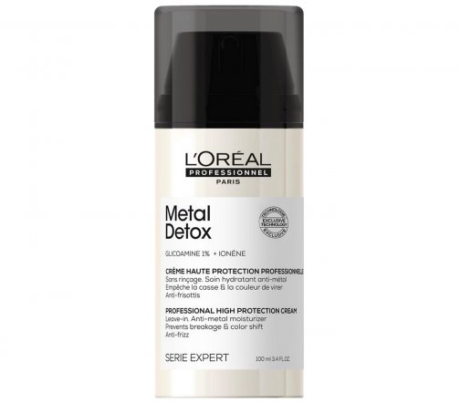 L'oreal Professionnel Metal Detox Крем несмываемый для волос 100мл