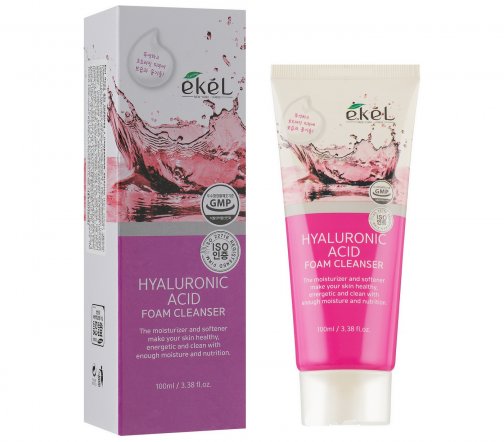 Ekel Ultra-Moisture Пенка для умывания с гиалуроновой кислотой 100мл