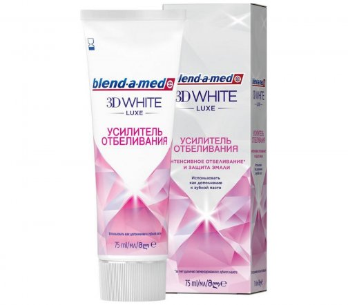 Blend-a-Med Паста зубная 3D White Luxe Усилитель отбеливания 75мл