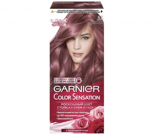 Garnier Color Sensation Роскошь цвета Крем-краска для волос 6.2 Кристально-розовый блонд