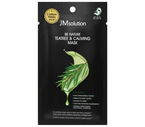 JMSolution Маска тканевая успокаивающая для лица Чайное дерево 24мл