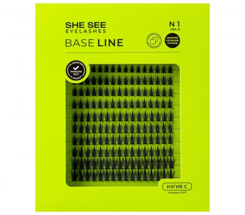 She See Набор накладных ресниц Base Line N1.4 Азия