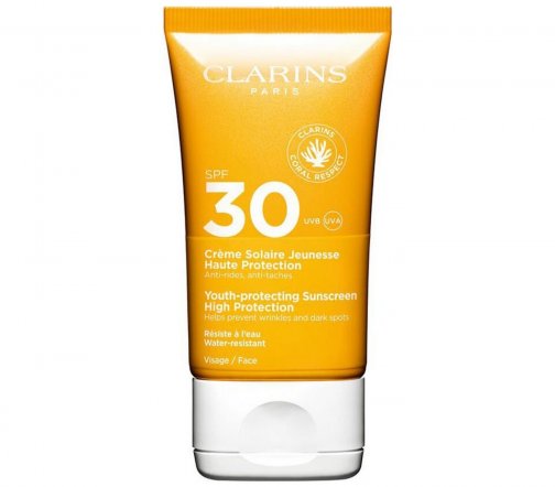 Clarins Solaire Крем солнцезащитный для лица против морщин SPF30 50мл