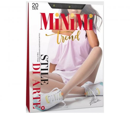 Minimi Колготки Trend Stile Di Arte с рисунком разноцветный горошек 20 den