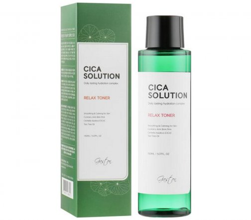 Gaston Cica Solution Relax Тонер восстанавливающий для лица с центеллой 150мл