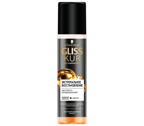 Schwarzkopf Gliss Kur Кондиционер-экспресс для волос экстремальное восстановление 200мл
