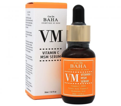 Cos De Baha Vitamin C MSM Сыворотка для лица с витамином С и МСМ комплексом 30мл