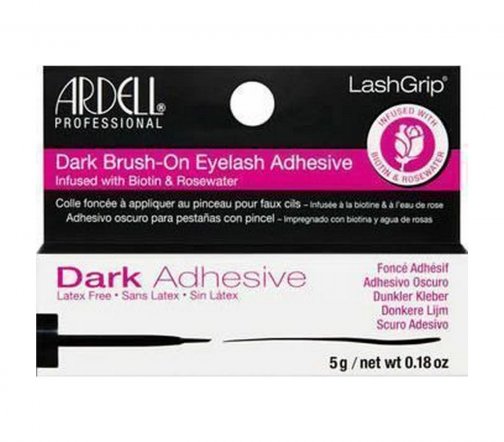 Ardell Brush On Biotin&Rosewater Dark Клей для ресниц c витамином B и розовой водой черный 5гр