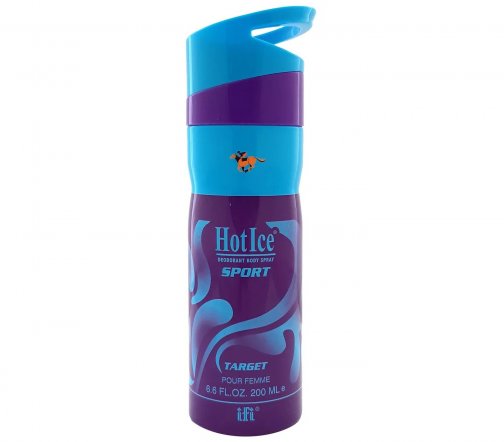 Hot Ice Sport Target Pour Femme Дезодорант-спрей парфюмированный женский 200мл