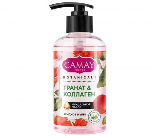 Camay Botanicals Мыло жидкое Цветы граната 280мл