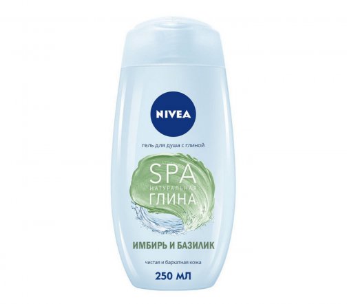 Nivea Гель для душа SPA Натуральная глина Имбирь и Базилик 250мл