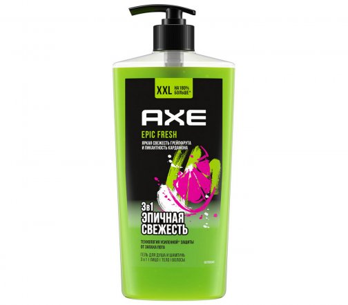 Axe Гель для душа и шампунь 2в1 Epic Frech 700мл