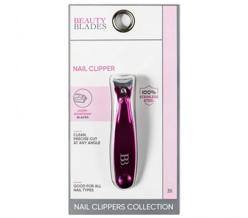 Beauty Blades Кусачки книпсер для маникюра и педикюра с изогнутыми лезвиями большие