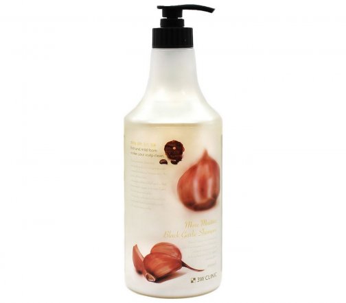 3W Clinic More Moisture Black Garlic Шампунь увлажняющий для волос с экстрактом чеснока 1500мл