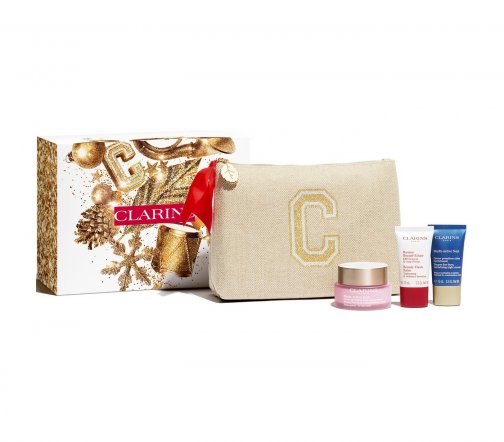 Clarins Multi-Active Набор Крем дневной 50мл+Бальзам для лица 15мл+Крем ночной 15мл+Косметичка