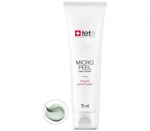 Tete Маска-пилинг Micro Peel с Молочной и Гликолевой кислотами и Бамбуковой пудрой 75мл