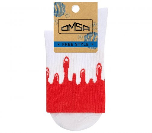Omsa Носки FreeStyle 606 42-44 Bianco/Corallo
