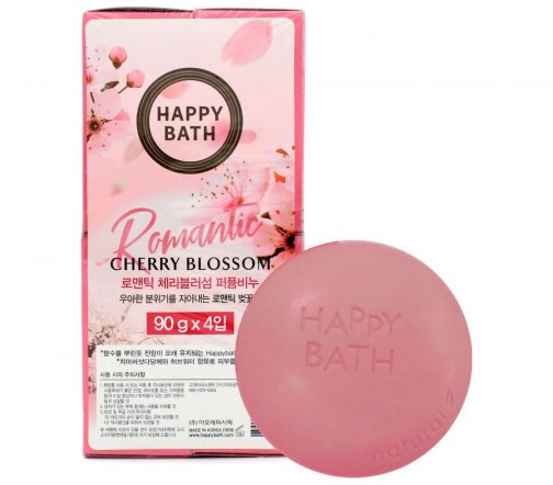 Happy Bath Мыло парфюмированное Вишня 90гр
