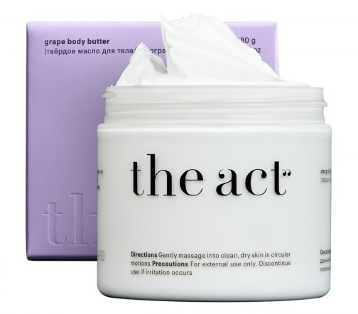 The Act Масло твердое для тела Виноград 180гр