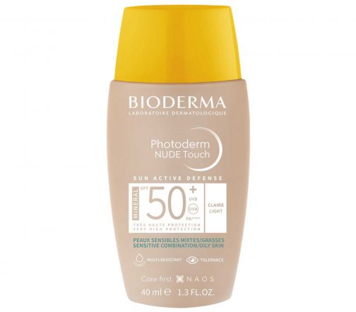 Bioderma Photoderm (Фотодерм)Флюид солнцезащитный со светлым тоном SPF50+ 40мл