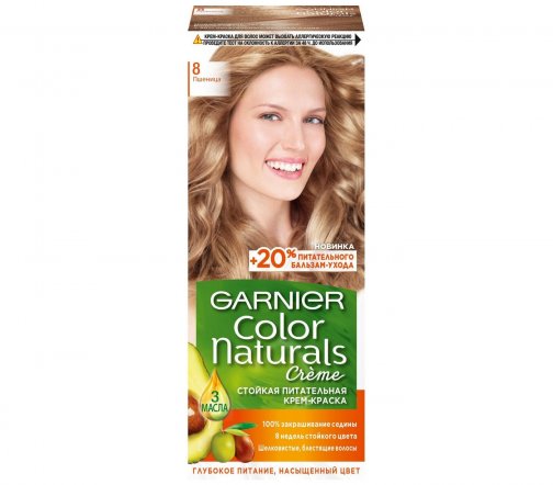 Garnier Color Naturals Крем-краска для волос 8 Пшеница
