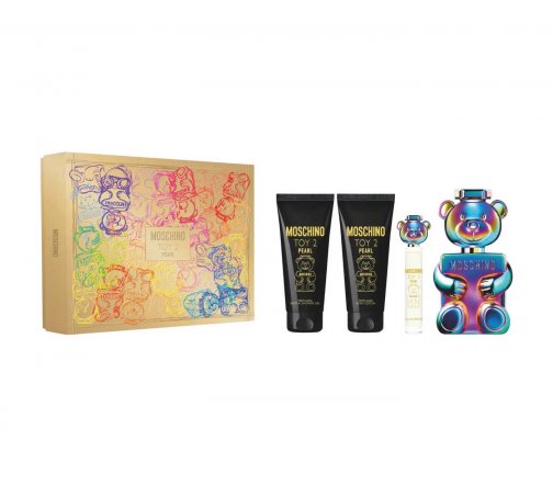Moschino Toy 2 Pearl Набор Парфюмерная вода+Гель для ванны и душа+Лосьон для тела+Парфюмерная вода