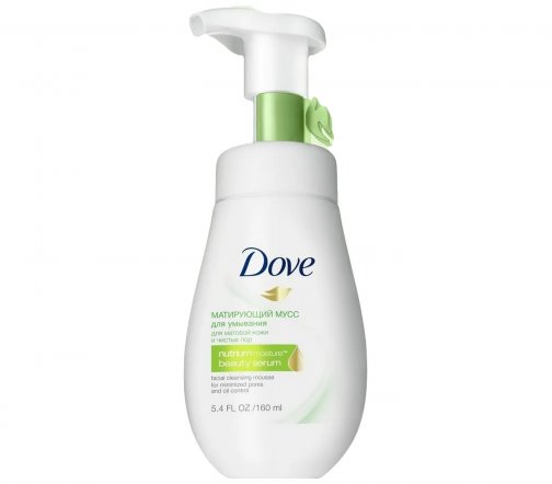 Dove Мусс для умывания матирующий 160мл