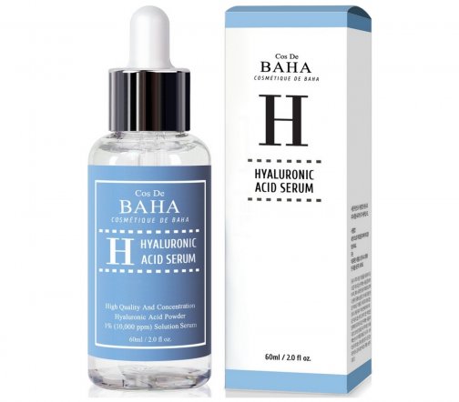 Cos De Baha Hyaluronic Сыворотка увлажняющая для лица с гиалуроновой кислотой 60мл