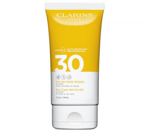 Clarins Solaire Гель для тела солнцезащитный SPF30 150мл