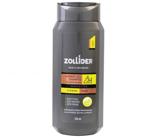 Zollider X-treme Fresh 3в1 Гель-шампунь для душа 250мл